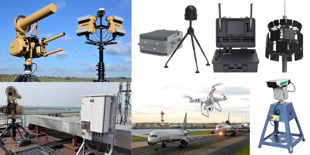 Airport anti-drone system manufacturers working on equipment